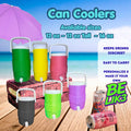 Retro Sports Drink Cooler Sleeve, Personalized 12oz 16oz Can Koozie