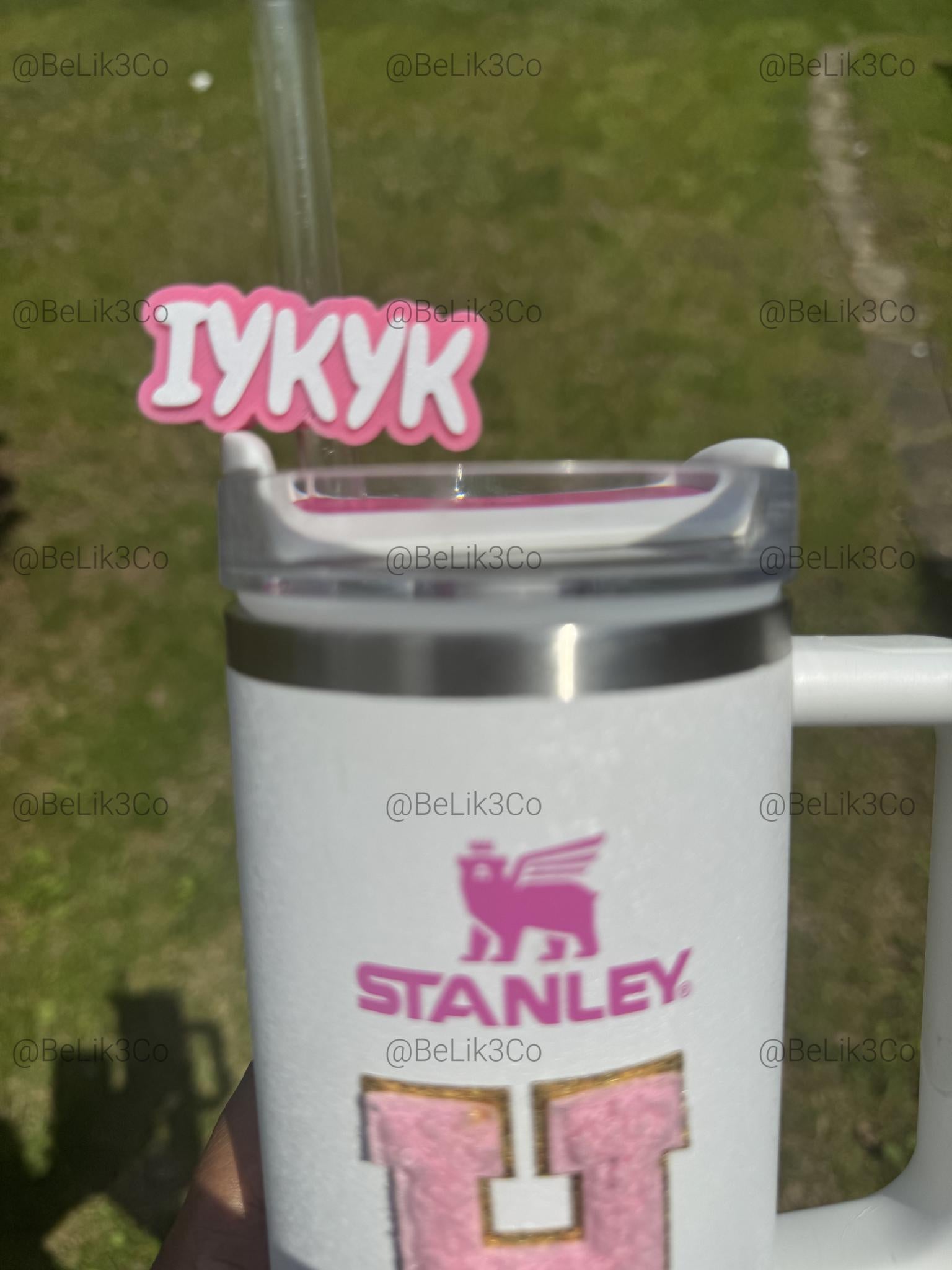 Funny Slang Straw Topper, No Filter Collection Tumbler Accessories, Cup Charm (10mm)